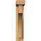 Ekena Millwork Westlake Block Rough Sawn Bracket w/ Offset Brace, Western Red Cedar, 4"W x 16"D x 20"H BKT0402X16X20WTL05RWR - alternate 2
